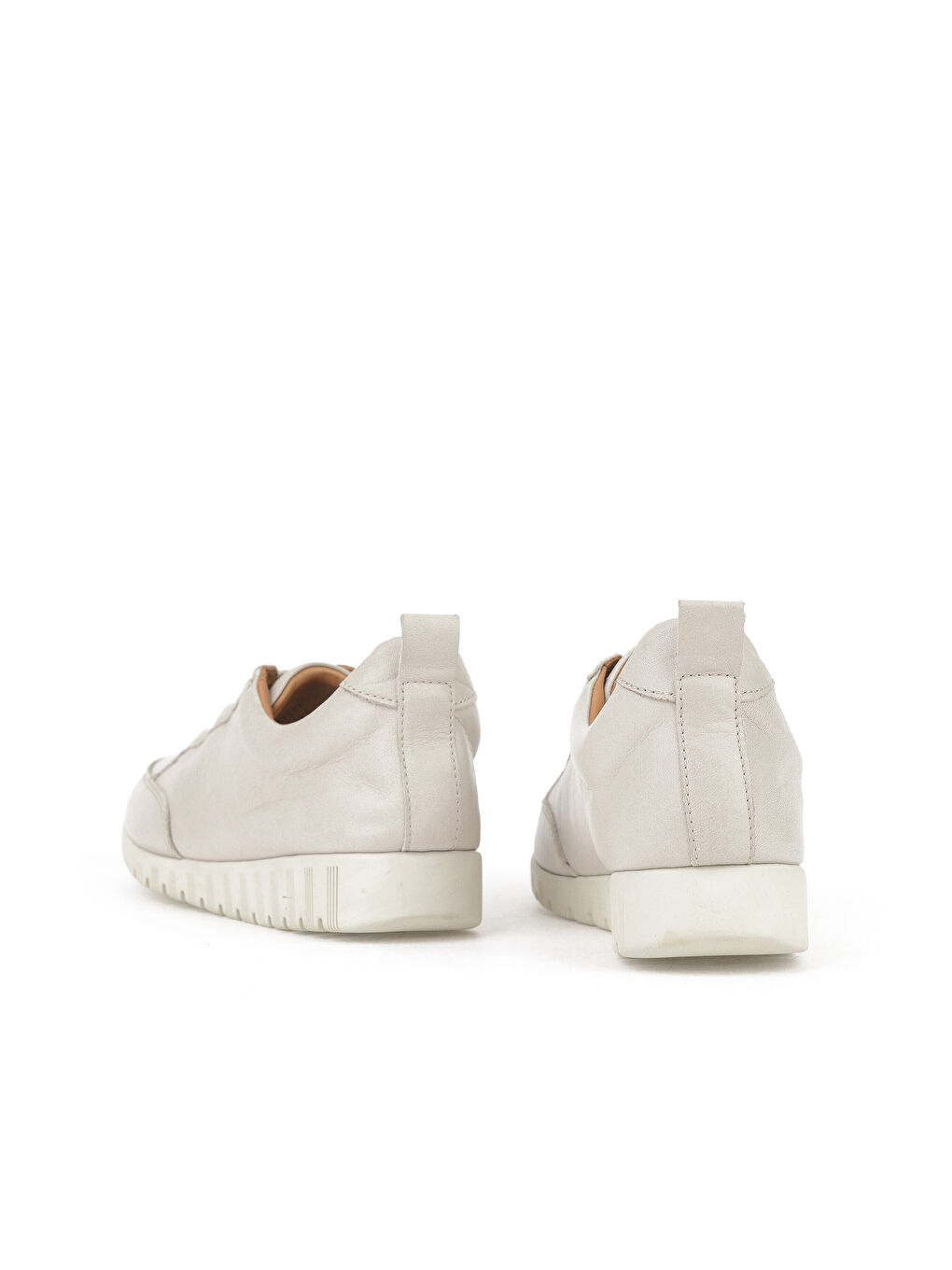 Gri Kadın Hakiki Deri Ayakkabı 1531050Z26144006K Silver-2