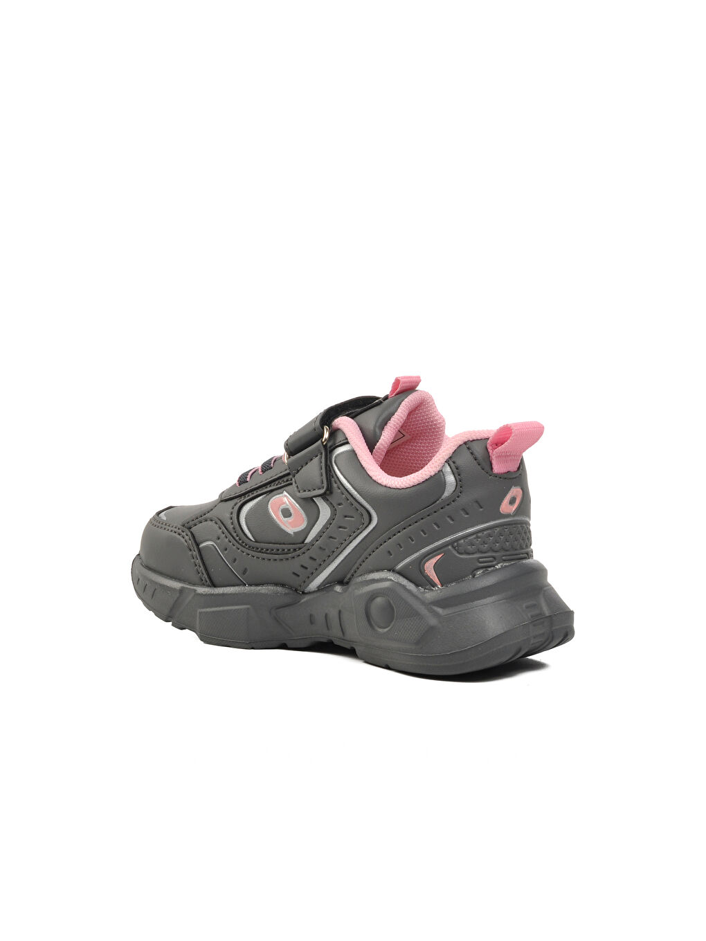 Ayakmod Gri Füme-Pembe Unisex Cırtlı Çocuk Sneaker 720-25K-F - 3