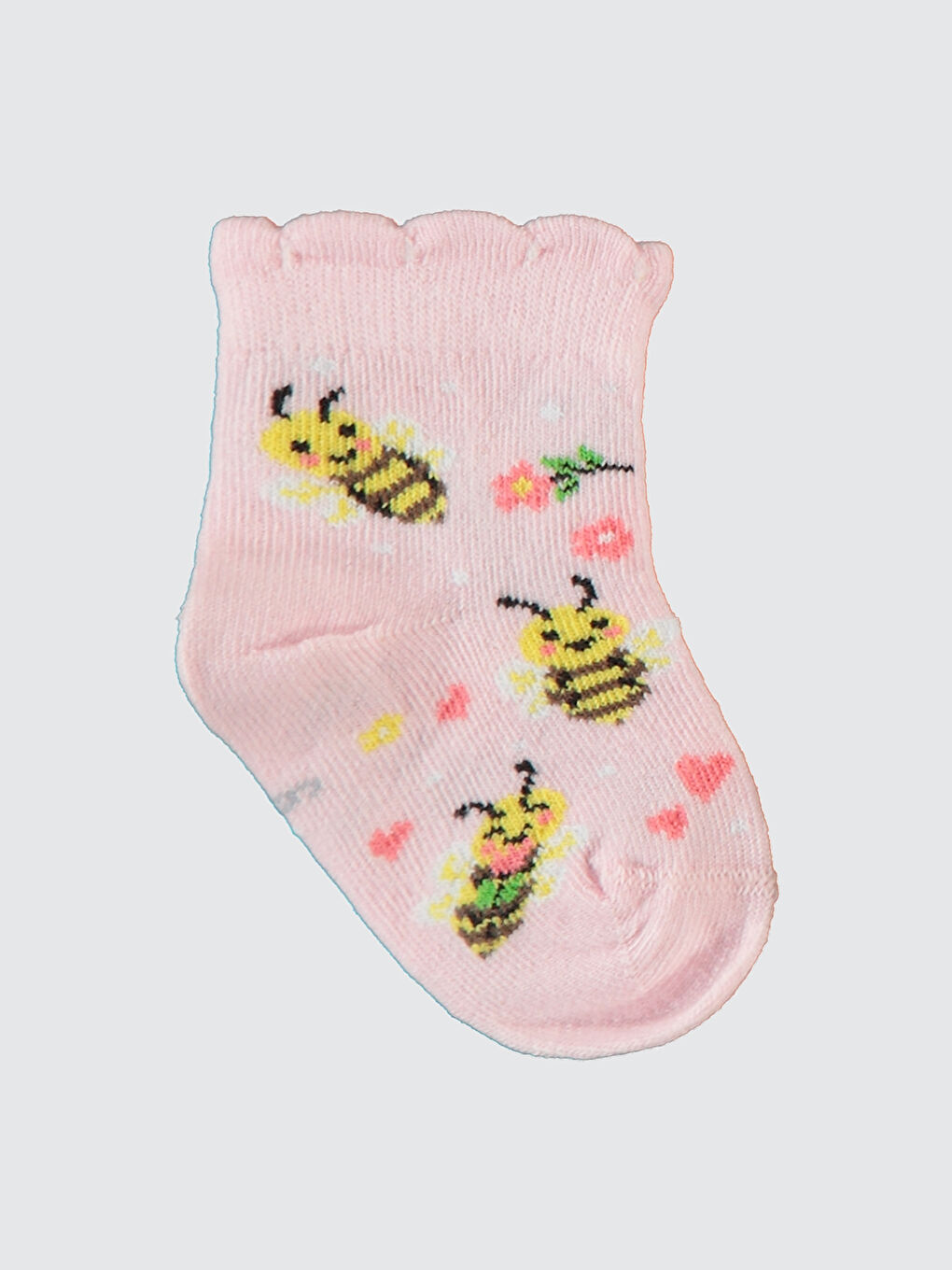 Baby Kız Bebek 3'lü Çorap 6-18 Ay Sarı-4