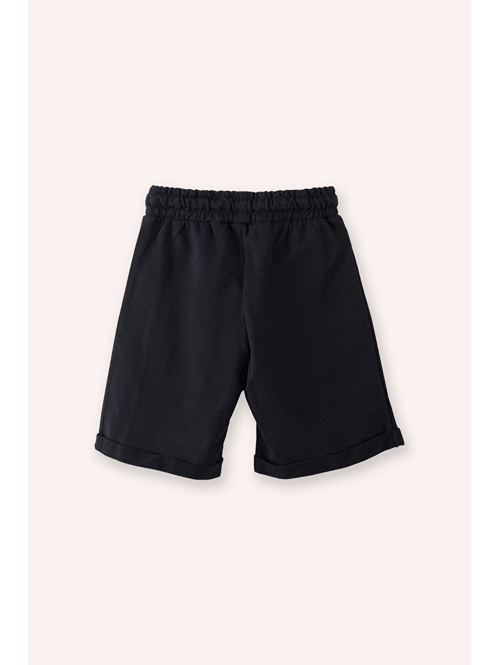 Siyah Erkek Çocuk Şort Ekru-2