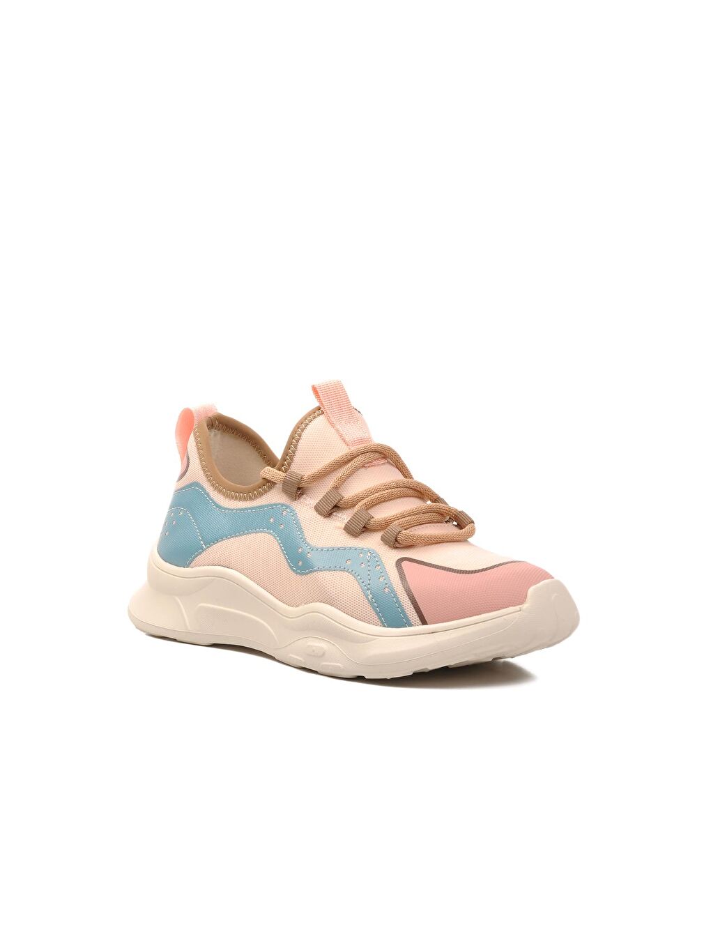 Pembe Bağcıklı Kadın Sneaker 24Y448-2