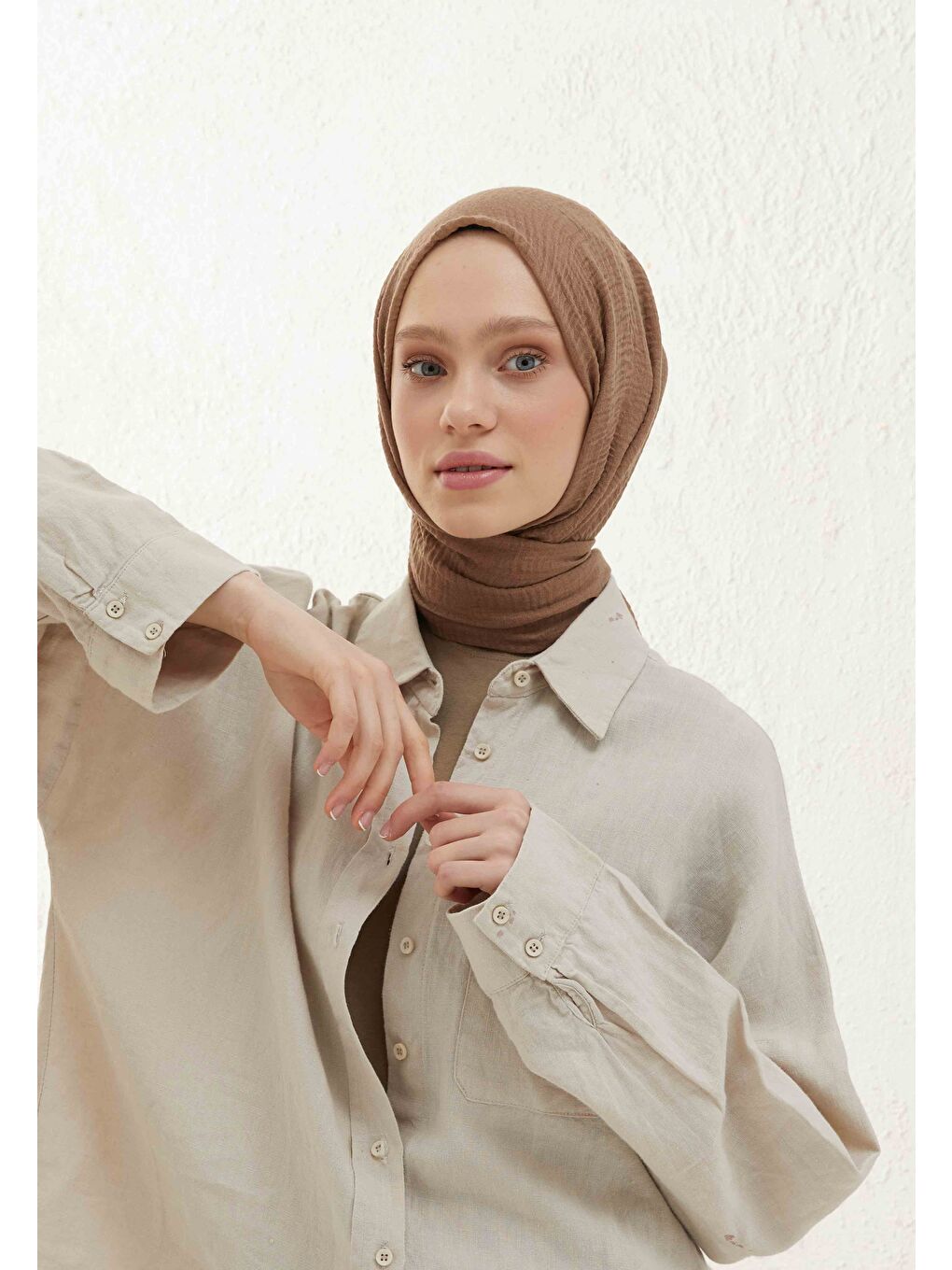 Kahverengi Bürümcük Şal Camel-1