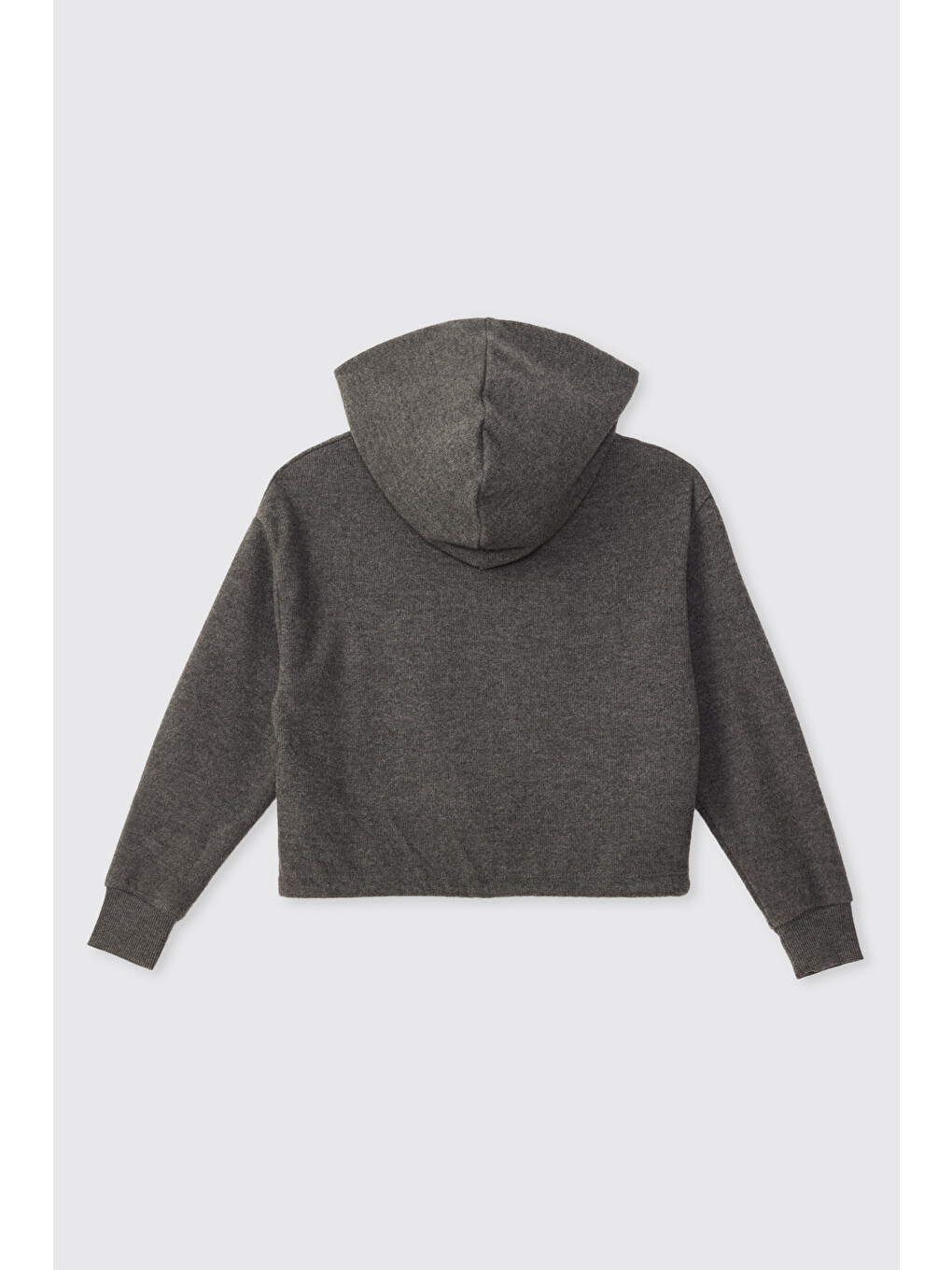 Gri Kız Çocuk Antrasit-melanj Sweatshirt-1