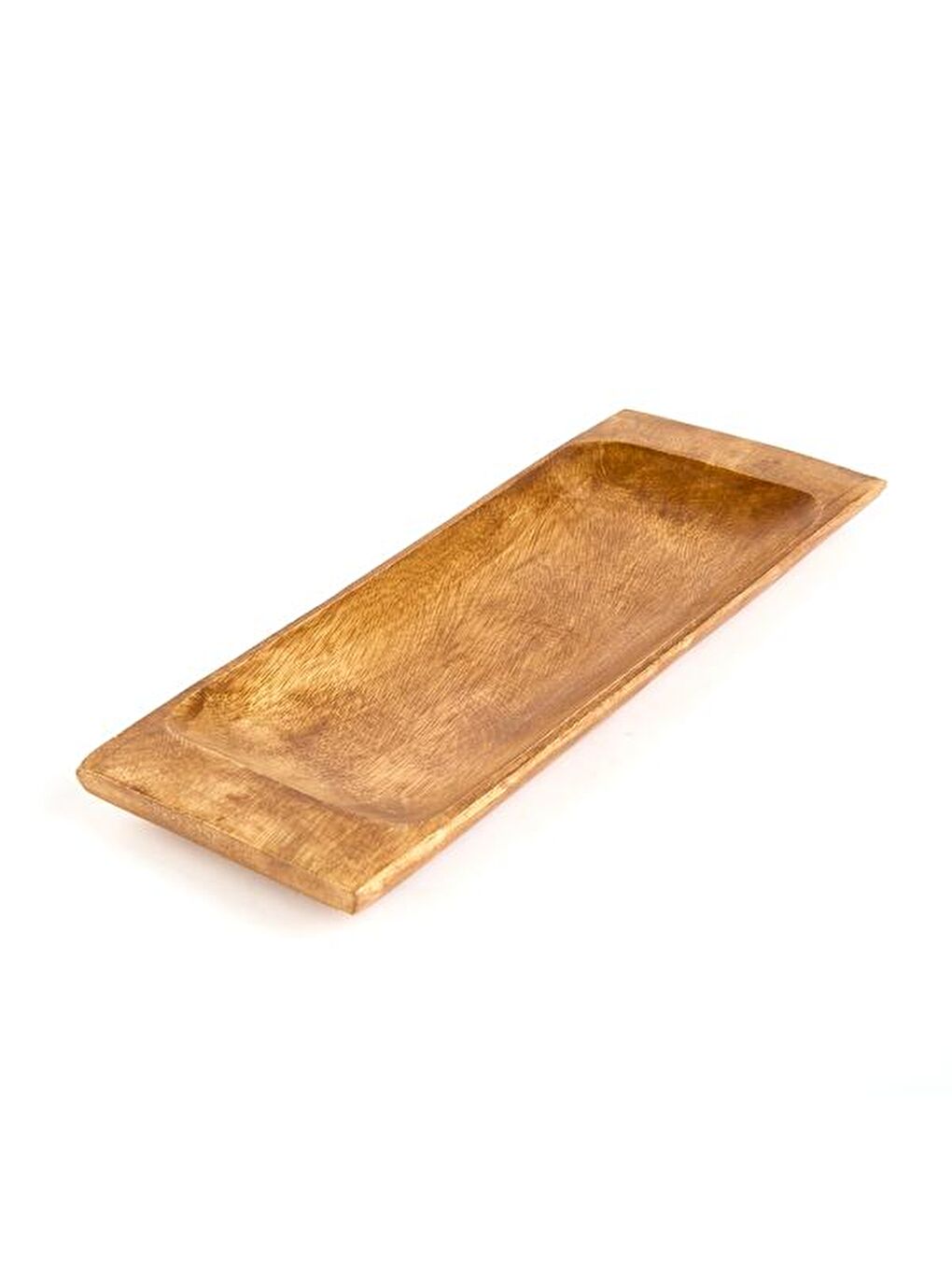 Dikdörtgen Sunum Tahtası - Kahverengi - 35x13,5 cm-1