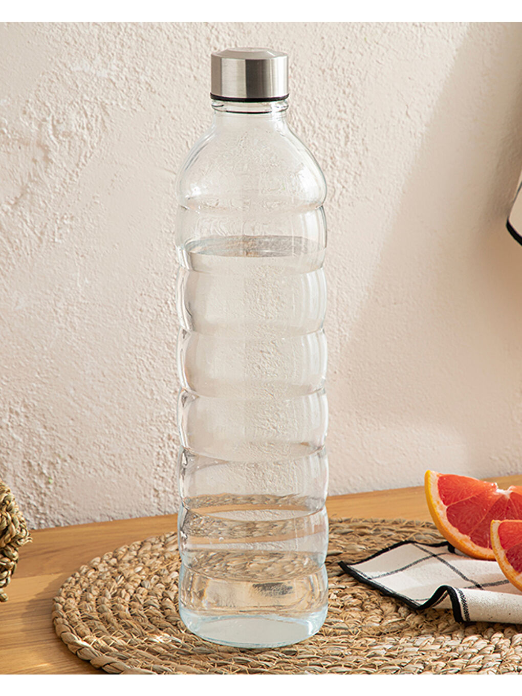 Renksiz Caprice Cam Şişe 1250 ml Şeffaf