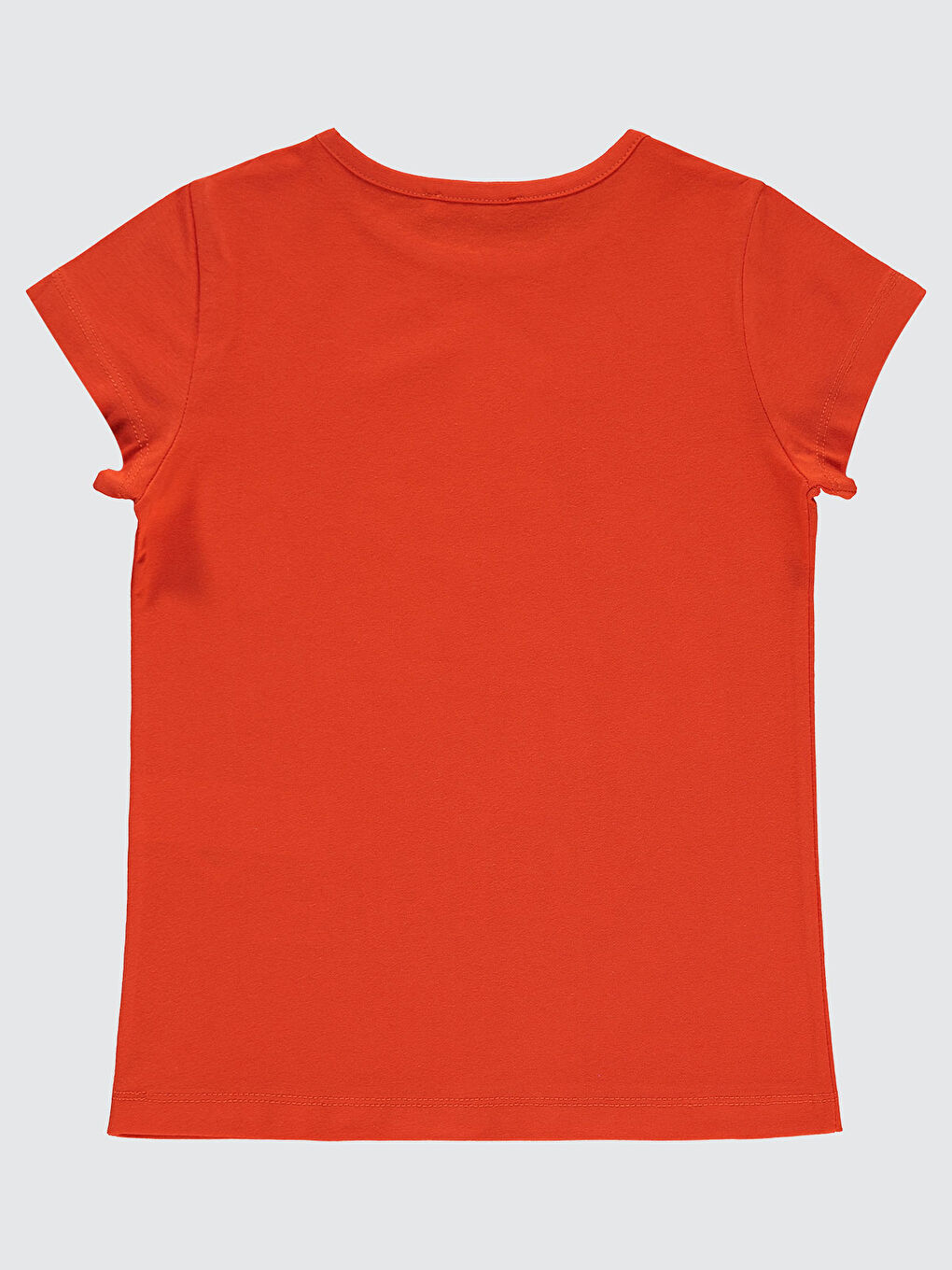 Turuncu Girls Kız Çocuk Tişört 6-9 Yaş Koyu Oranj-1
