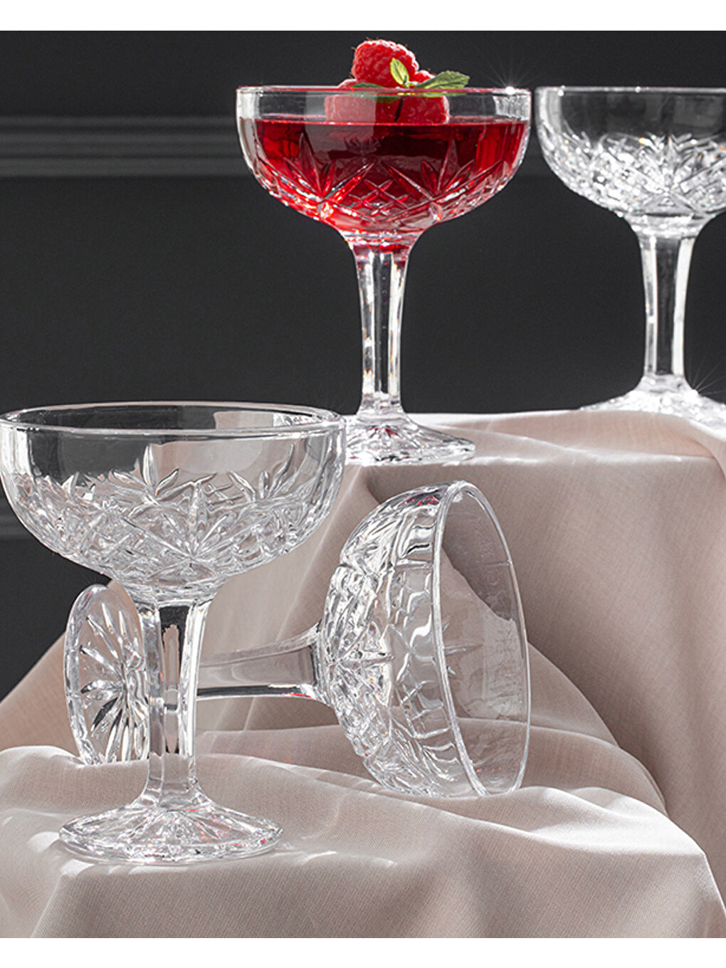 Renksiz Cosmic Cam 4'lü Cup - Dondurma Kasesi