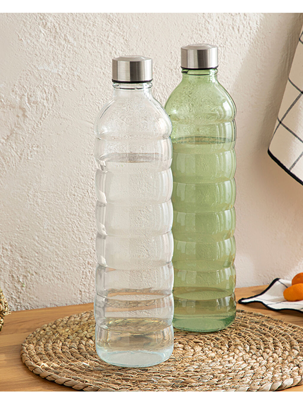 Renksiz Caprice Cam Şişe 1250 ml Şeffaf-2