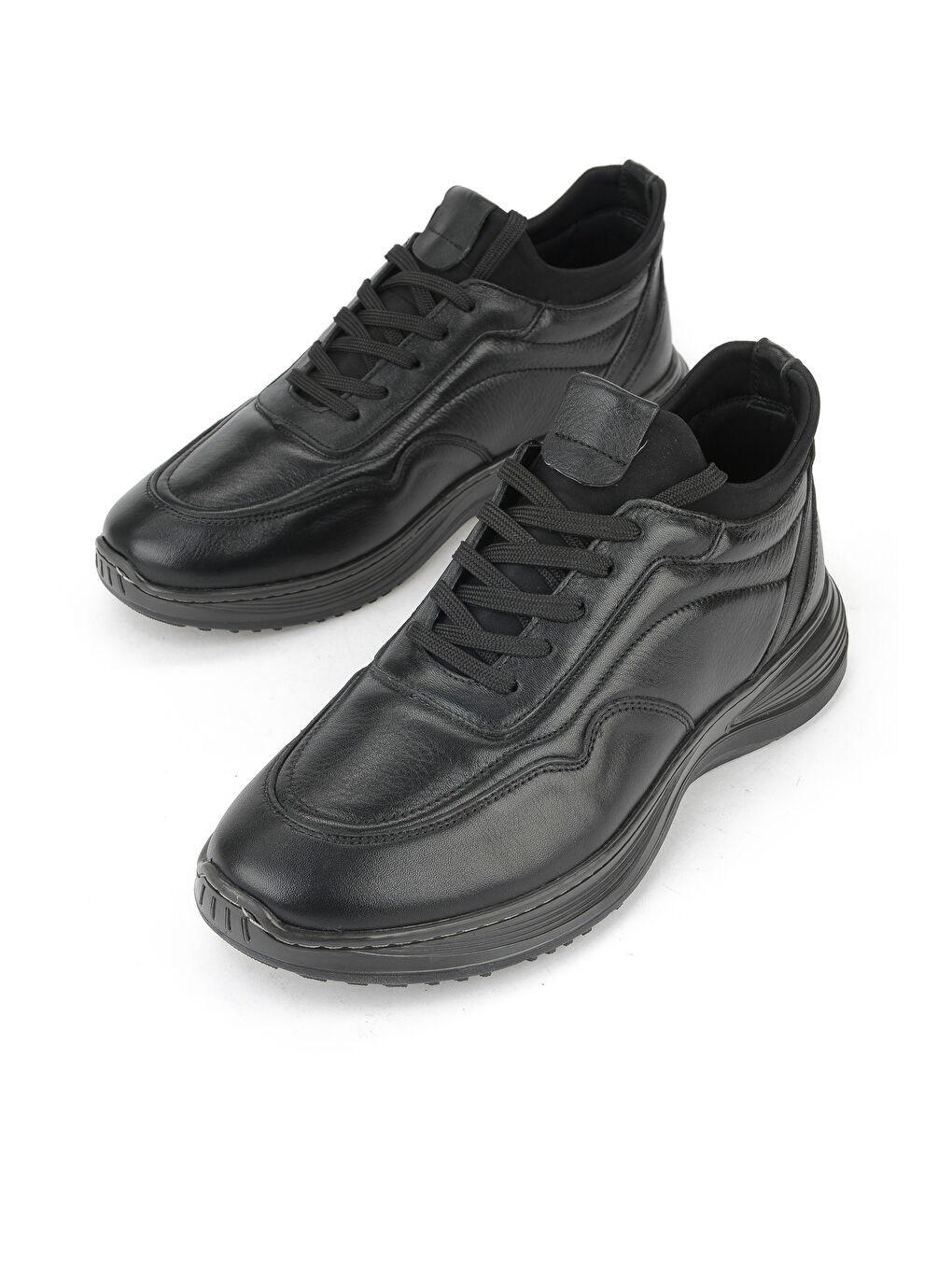 Erkek Hakiki Deri Ayakkabı 1531002Z3059 Siyah-4