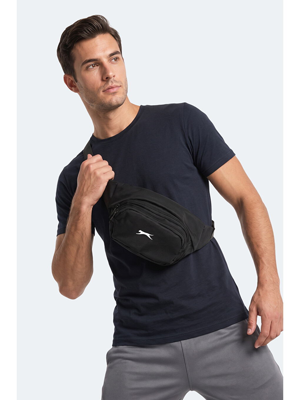 Gavea Unisex Siyah Bel Çantası-4