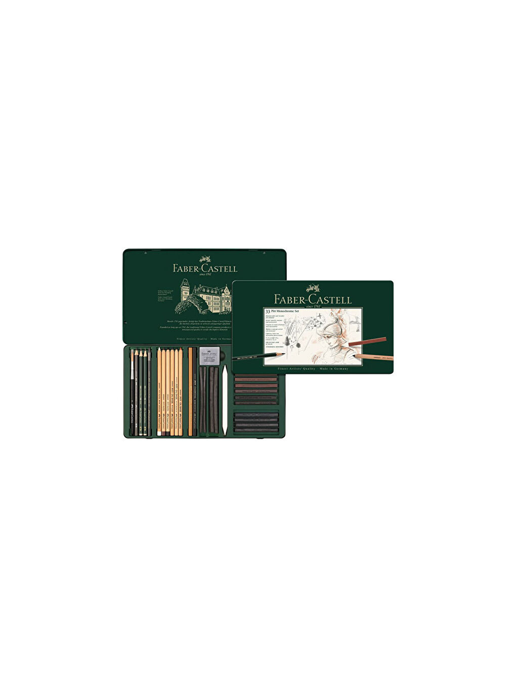 Pitt Matt Chrome Seti,Metal Kutulu,25 Parçalı-1