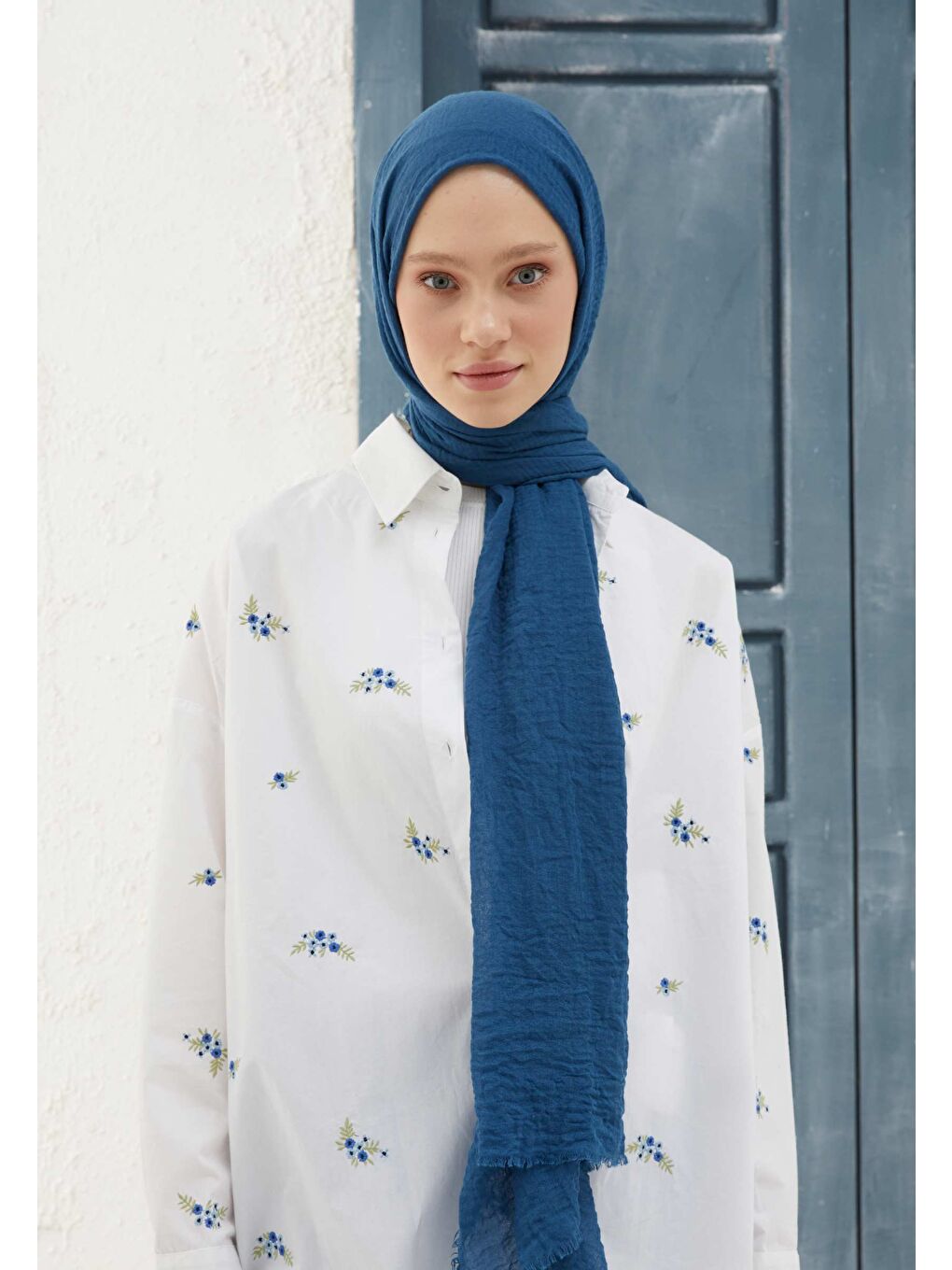 Bürümcük Şal İndigo-1