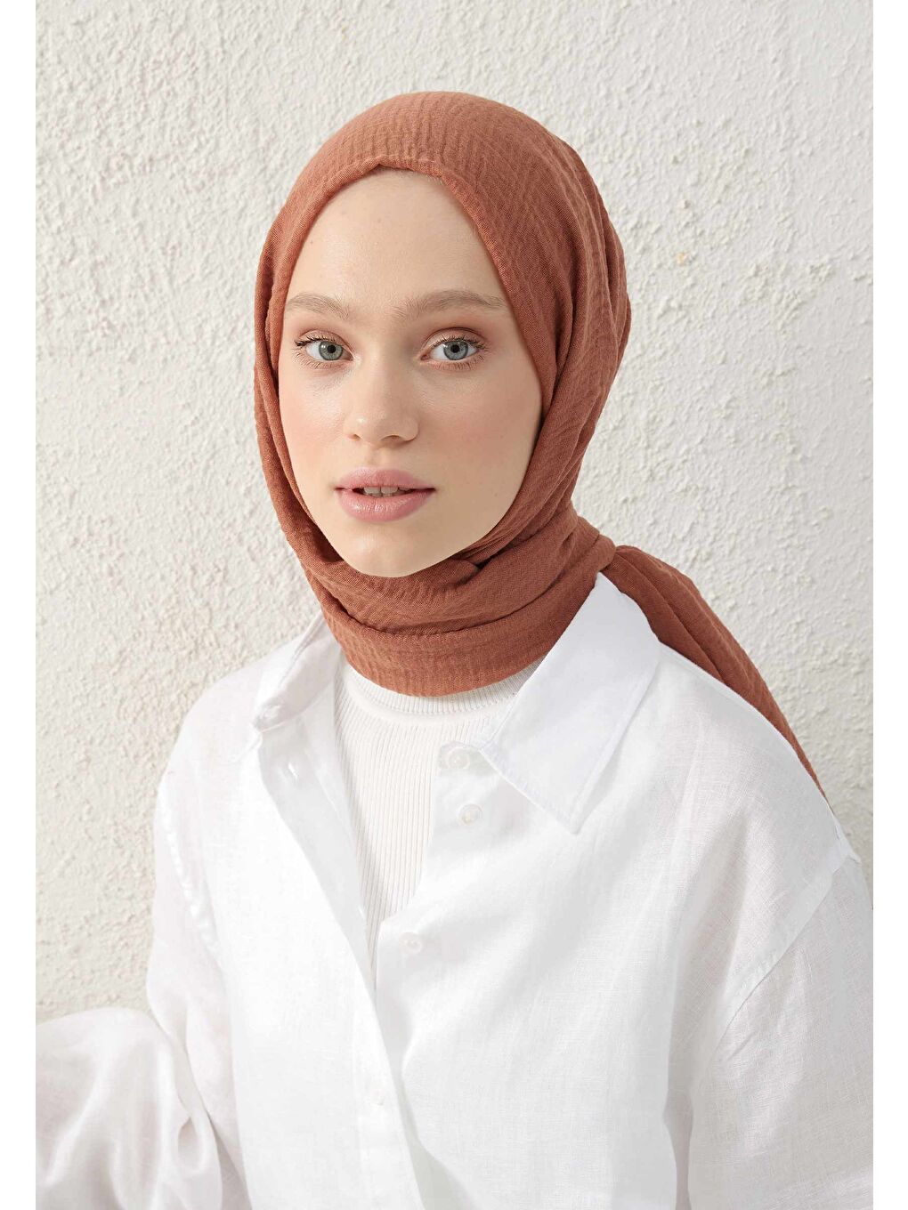 Kahverengi Bürümcük Şal Tarçın Kabuğu-1