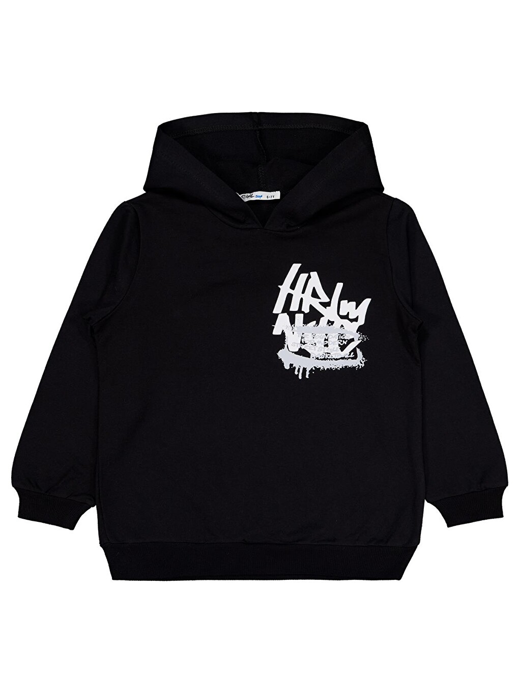 Beyaz Boys Rules Baskılı 2'li Set 6-9 Yaş Sweatshirt - Standart-3