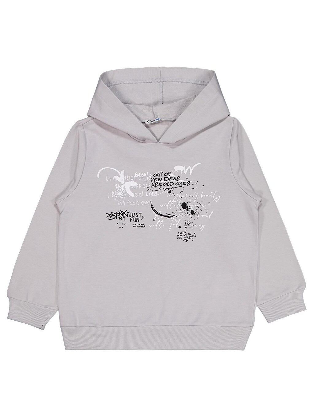 Beyaz Boys Rules Baskılı 2'li Set 6-9 Yaş Sweatshirt - Standart-5