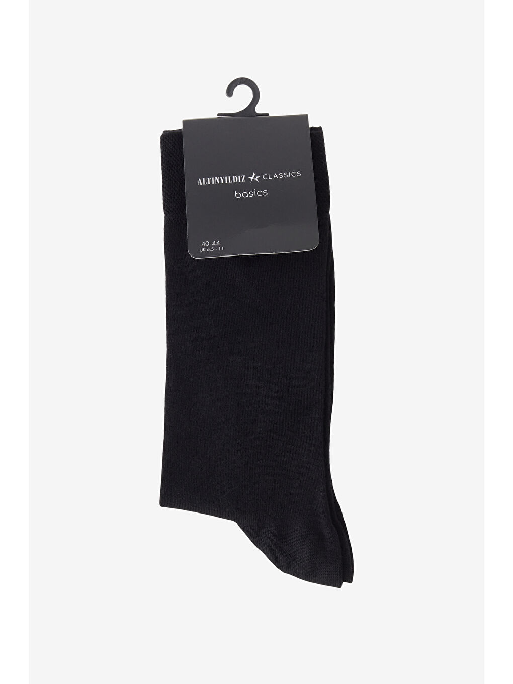 Erkek Siyah Modal Tekli Çorap-3