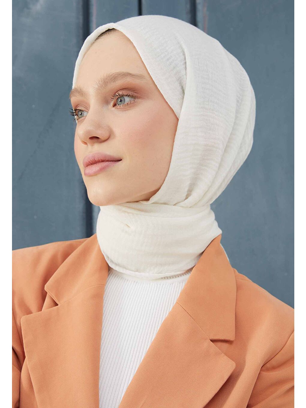 Bürümcük Şal Kırık Beyaz-2