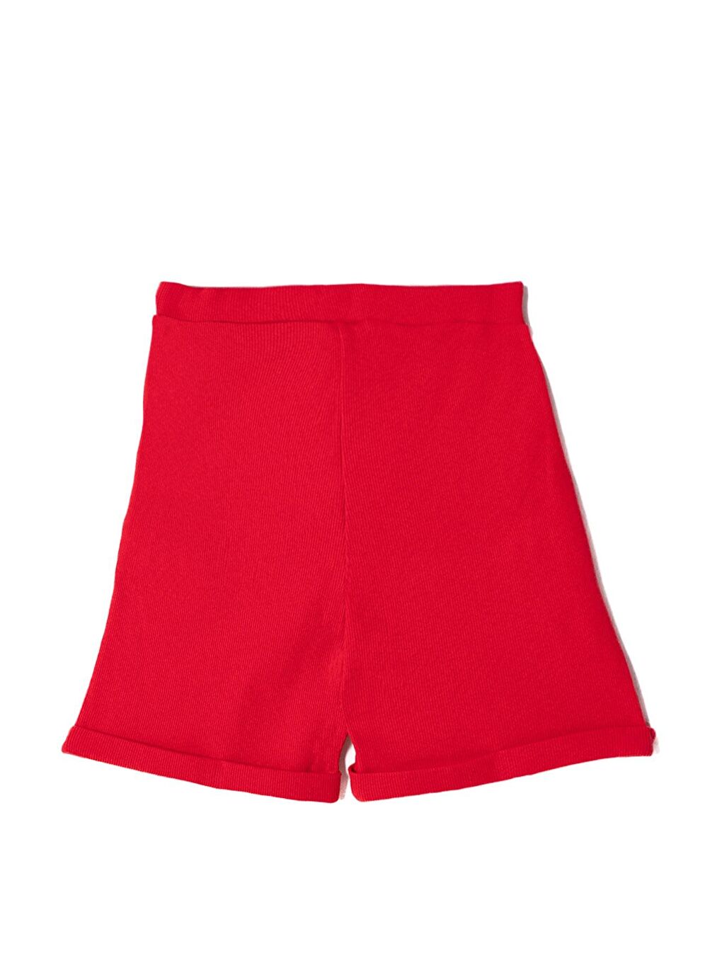 Fitilli Siyah Kırmızı Kahverengi Renk 3'Lü Set Kız Çocuk Şort-6