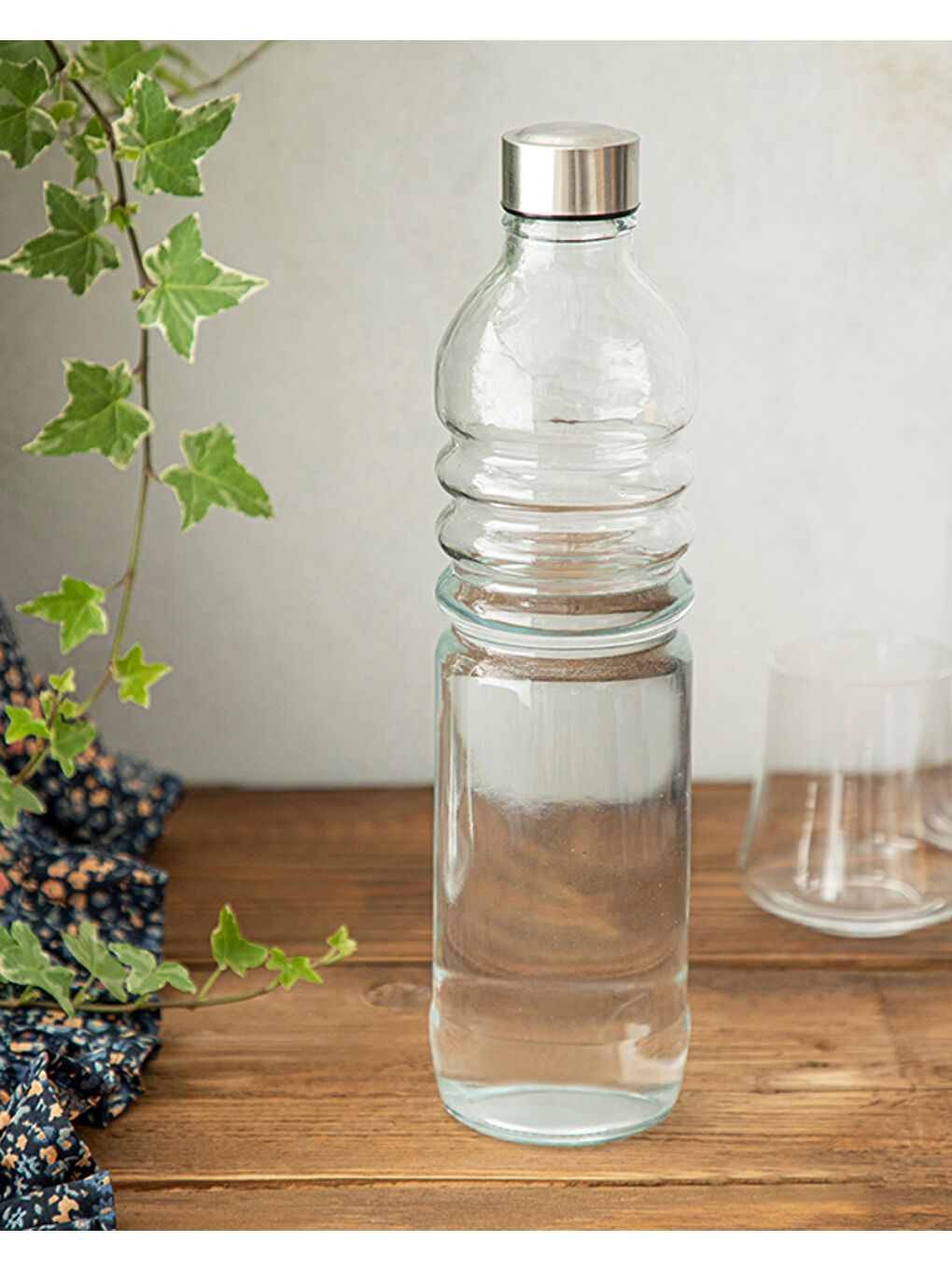 Renksiz Pearly Cam Şişe 1250 ml Şeffaf