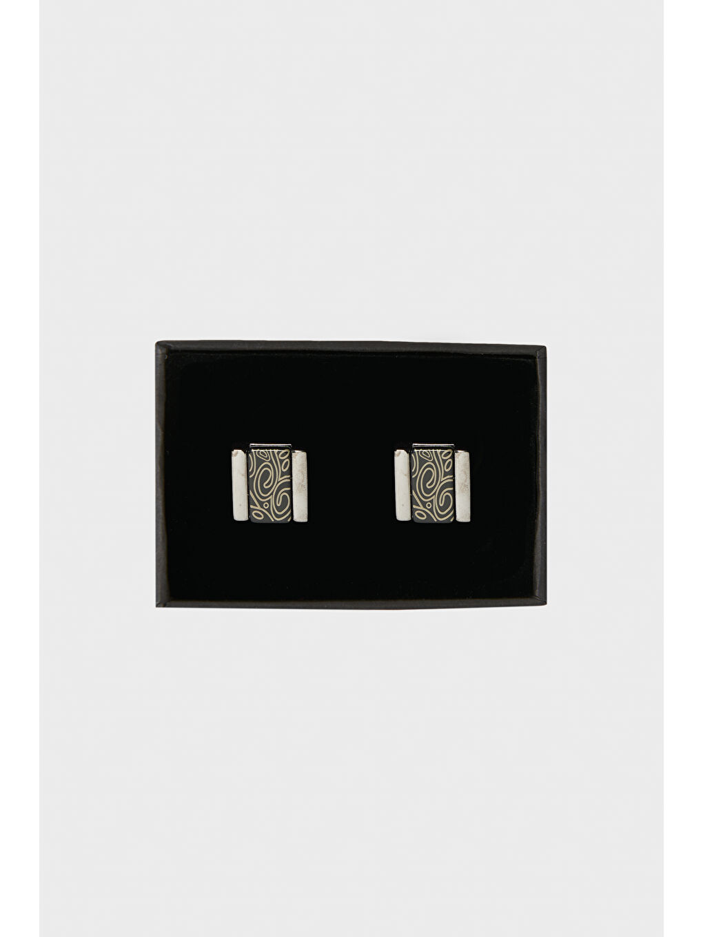 Erkek Antrasit Metal Kol Düğmesi