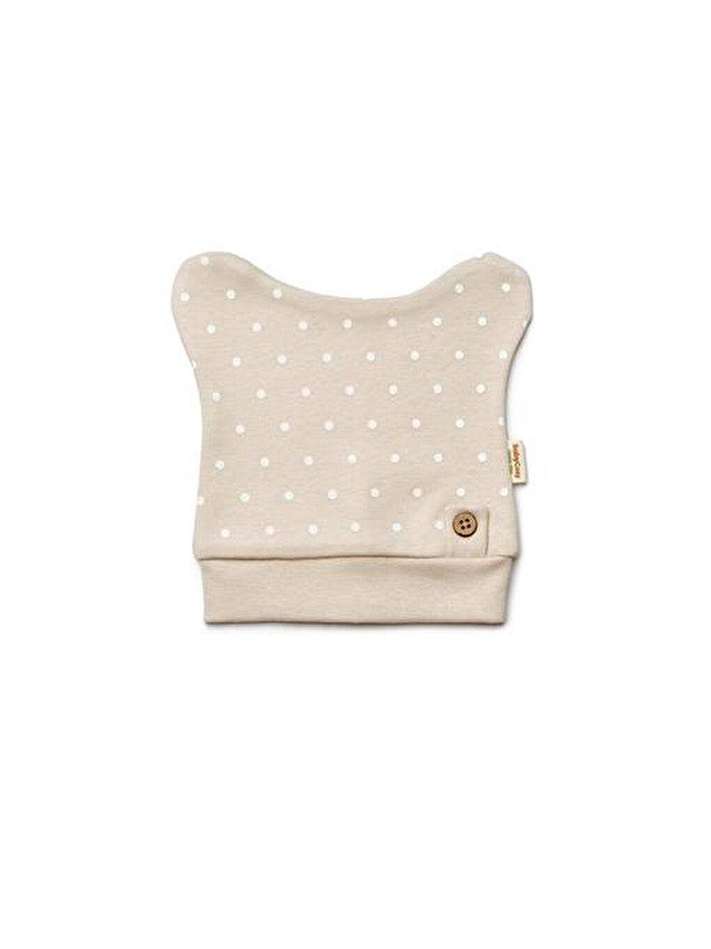 Ekru Bebek 3'lü Şapka %100 Organik Pamuk Yenidoğan Serisi - Csy8127-2