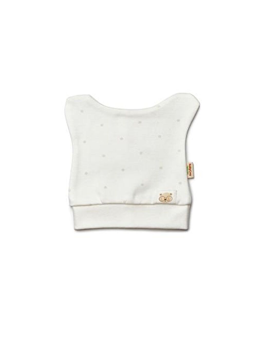 Ekru Bebek 3'lü Şapka %100 Organik Pamuk Yenidoğan Serisi - Csy8127-3