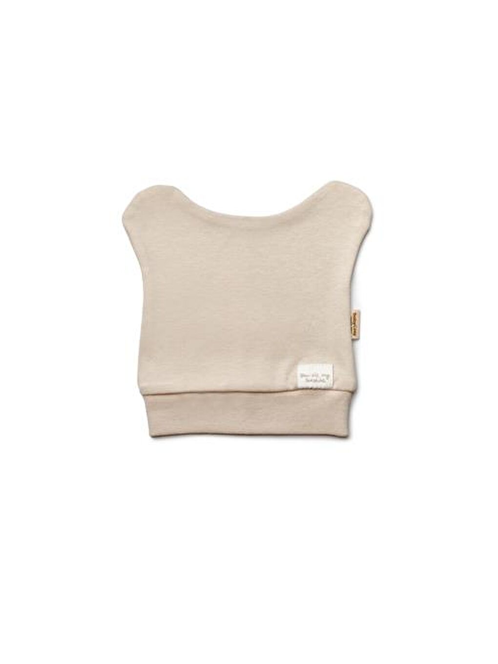 Ekru Bebek 3'lü Şapka %100 Organik Pamuk Yenidoğan Serisi - Csy8127-4