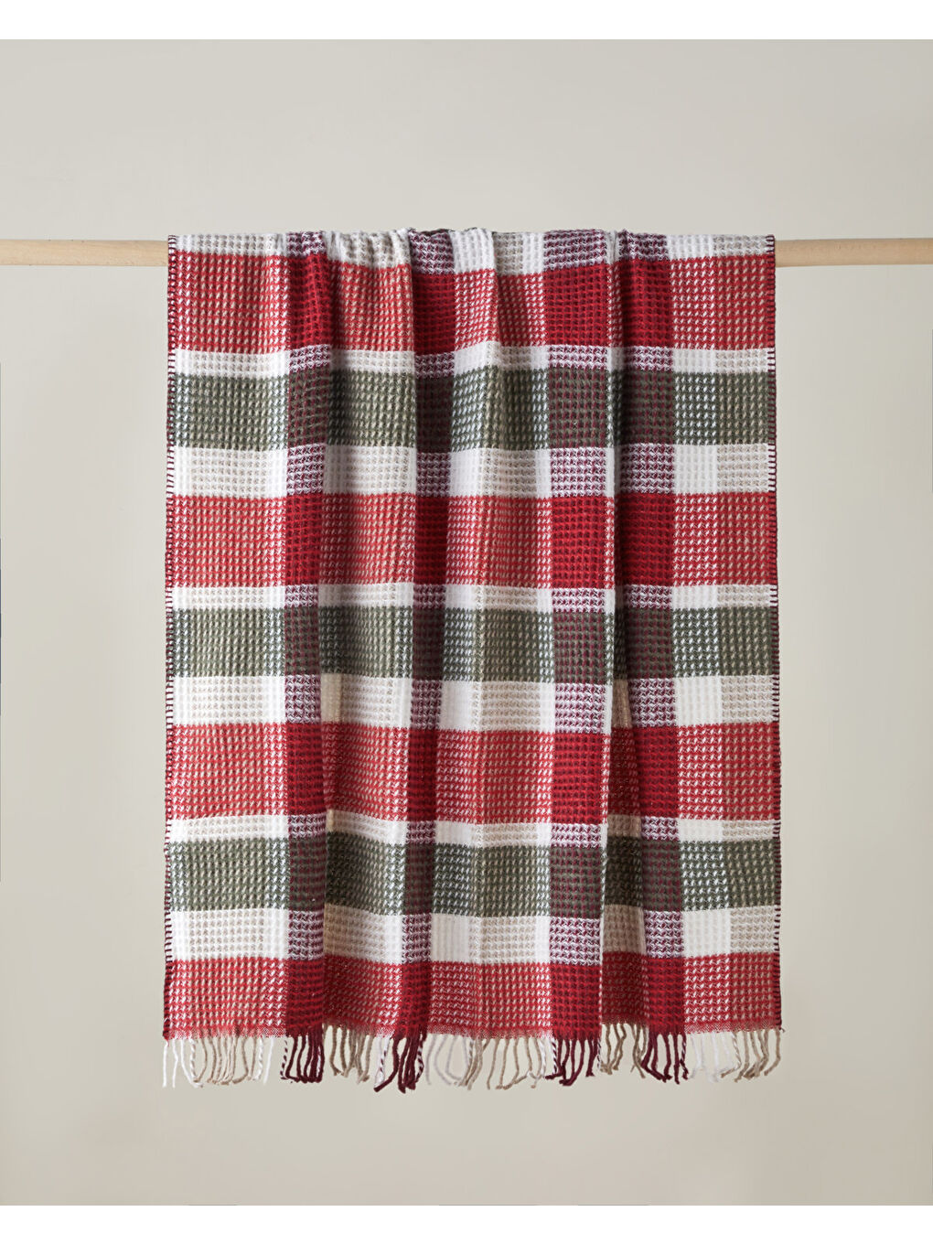 Beyaz Grace Koltuk Şalı 130x170 cm Multicolor