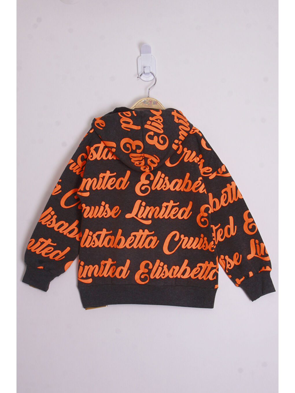 Antrasit Kız Çocuk Limited Baskılı Sweatshirt-1