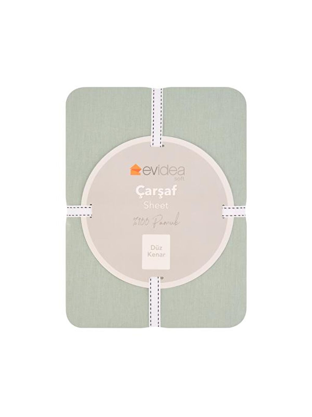 Yeşil Soft Tek Kişilik Düz Kenar Çarşaf - Mint - 180x240 cm-1