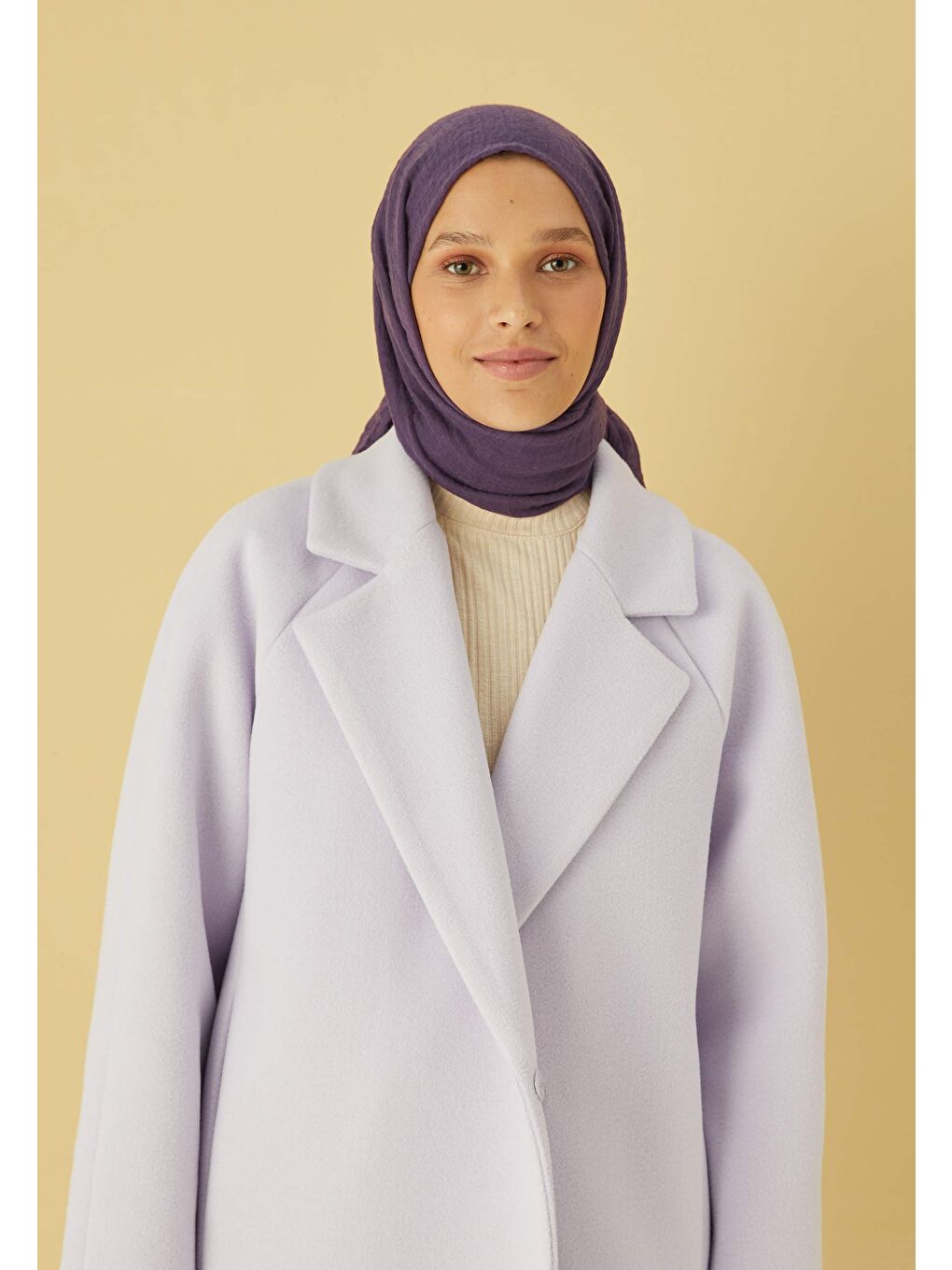 Lila Bürümcük Şal Leylak-1