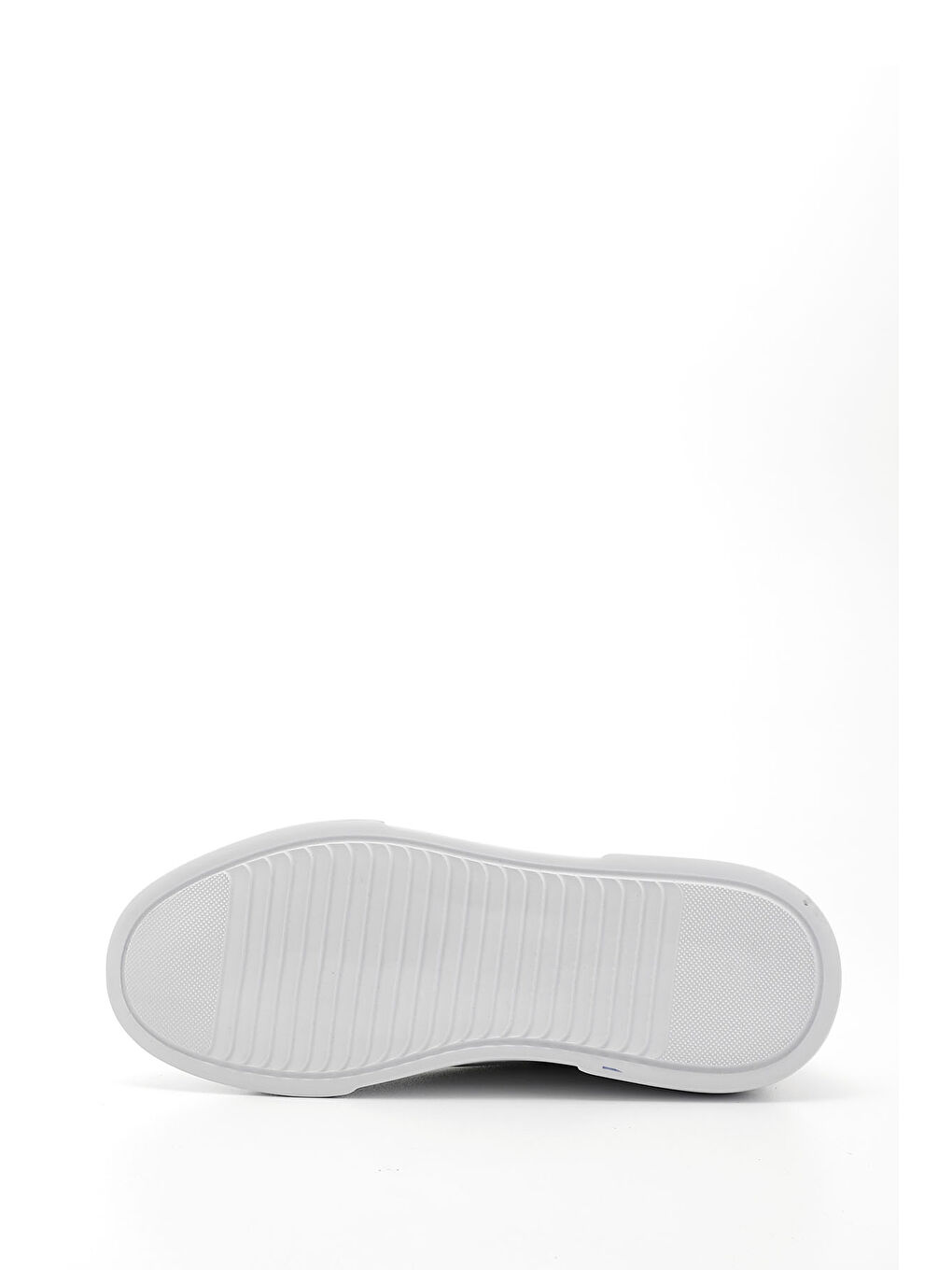 Beyaz Erkek BEYAZ-AÇIK GRİ Bağcıklı Hakiki Deri Sneaker-3