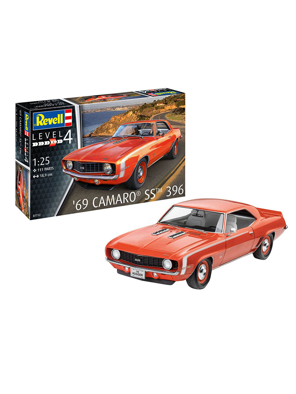 Revell Renksiz Maket 69 Camaro SS 396 07712