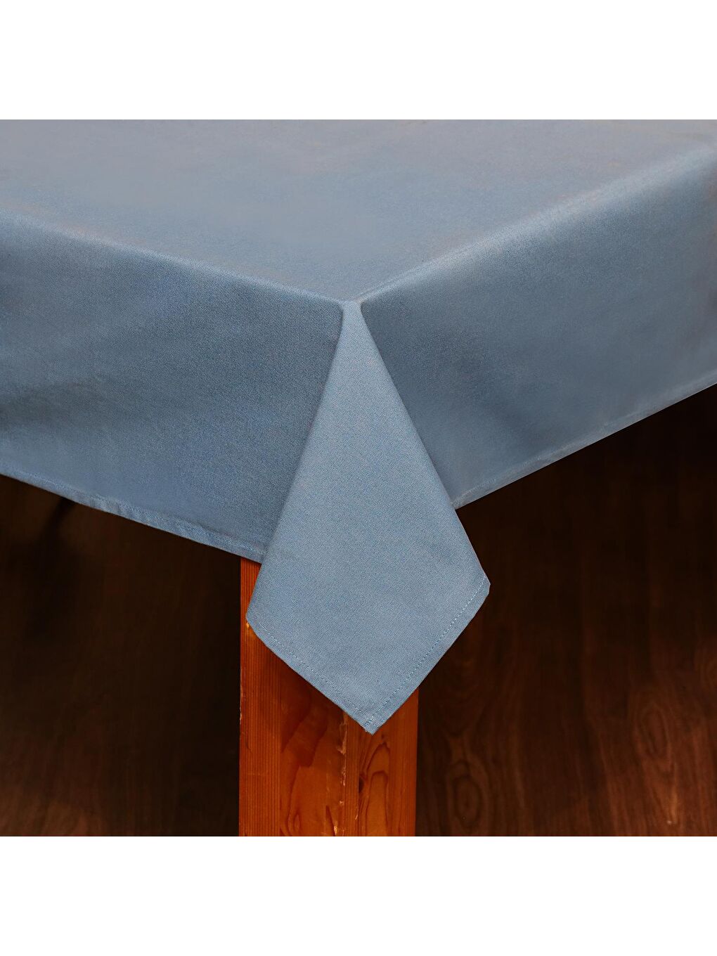 Mavi Pamuklu Masa Örtüsü (140x180)-2