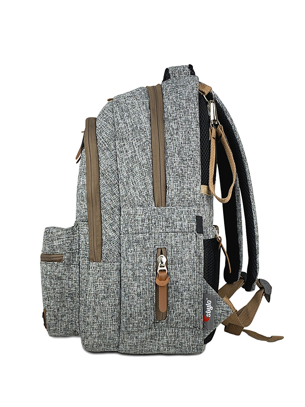 Grand Backpack Bebek Bakım Sırt Çantası Gri-5