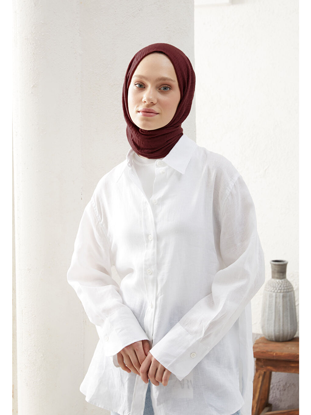 Bürümcük Şal Bordo-1