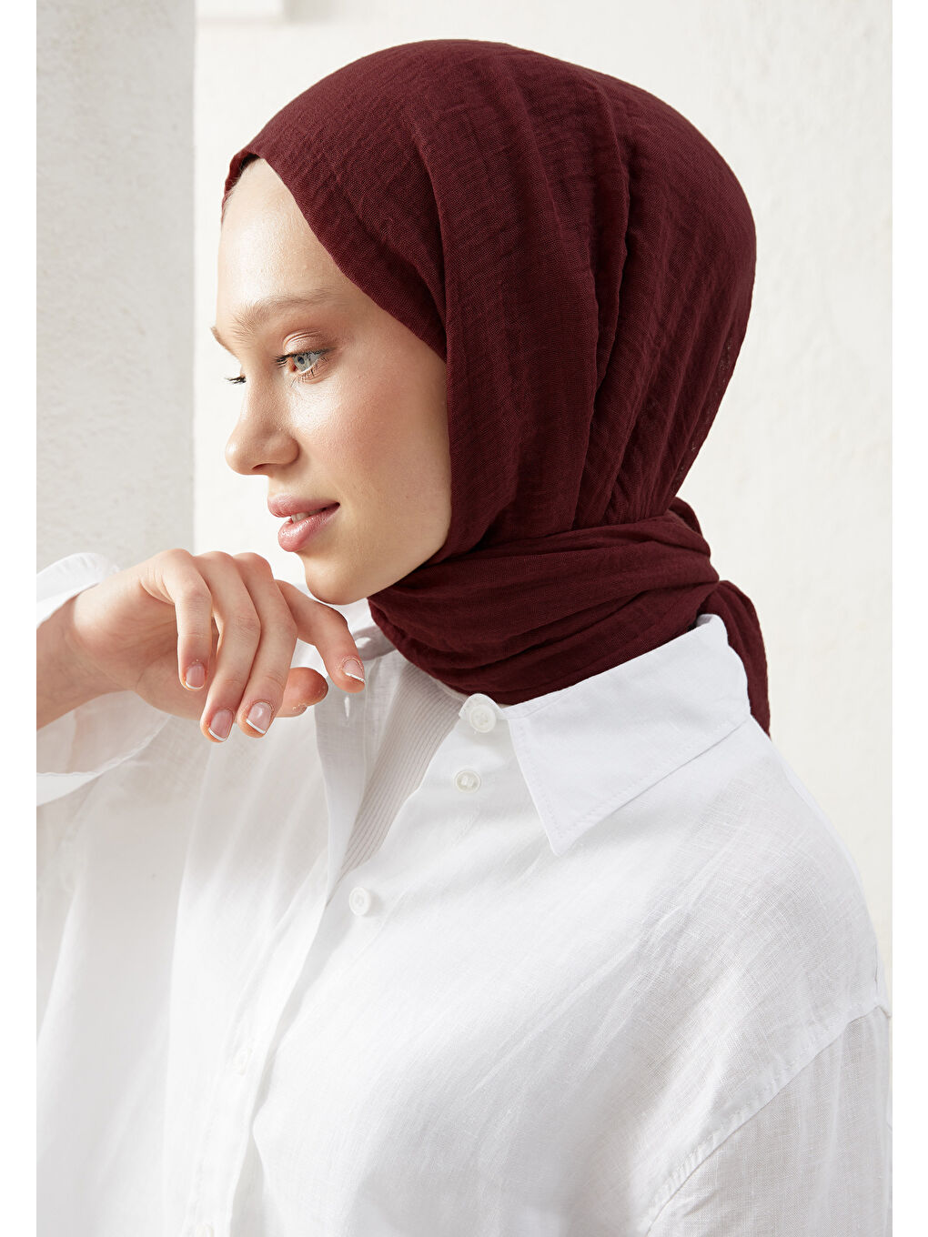 Bürümcük Şal Bordo-2