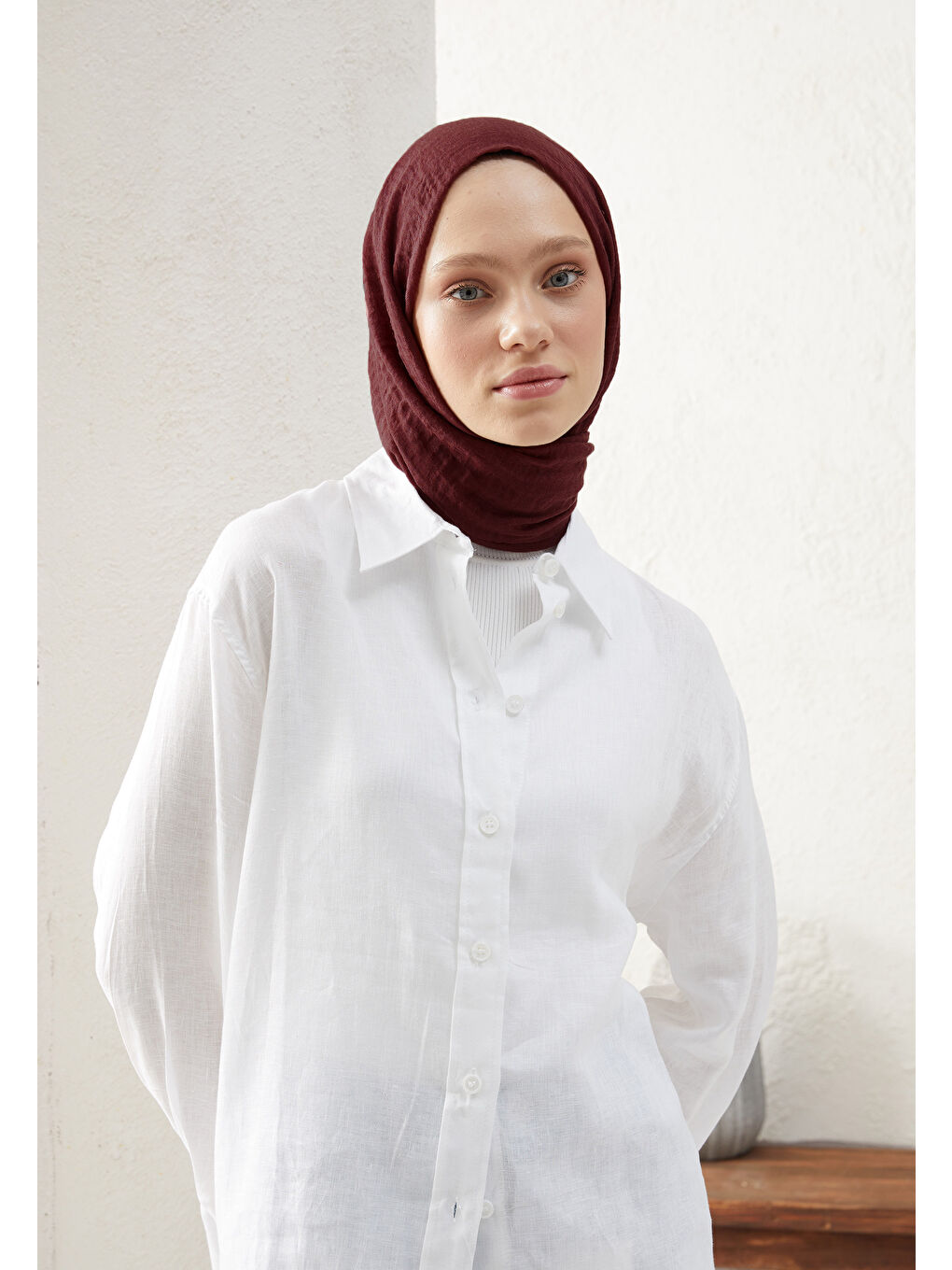 Bürümcük Şal Bordo-4