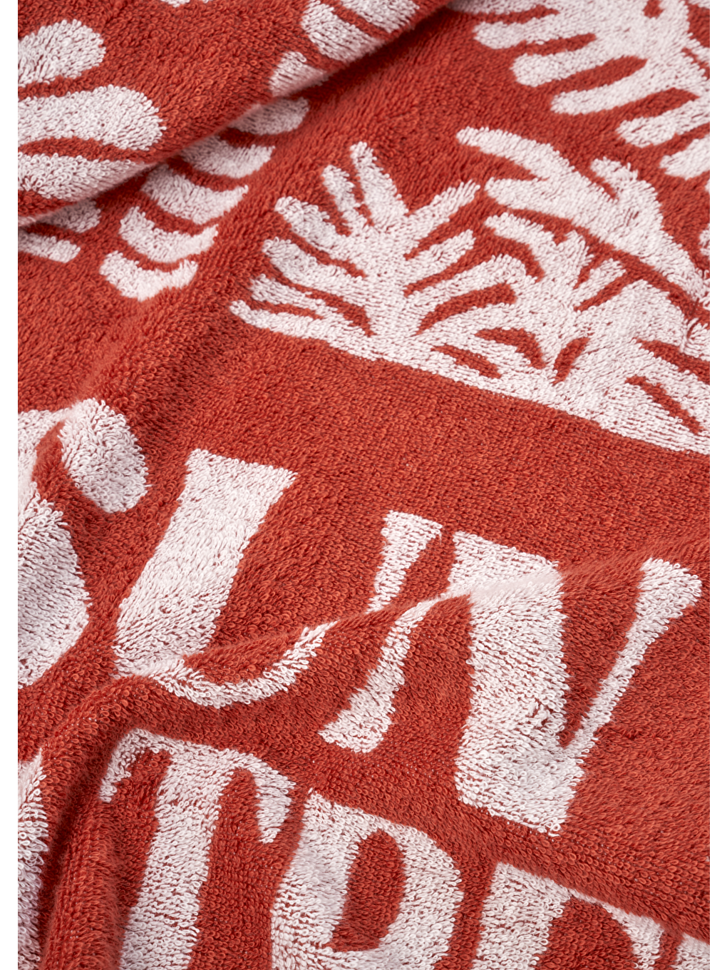 Kahverengi %100 Pamuk The Sun The Palm Plaj Havlusu Kiremit (90x150 Cm)-1