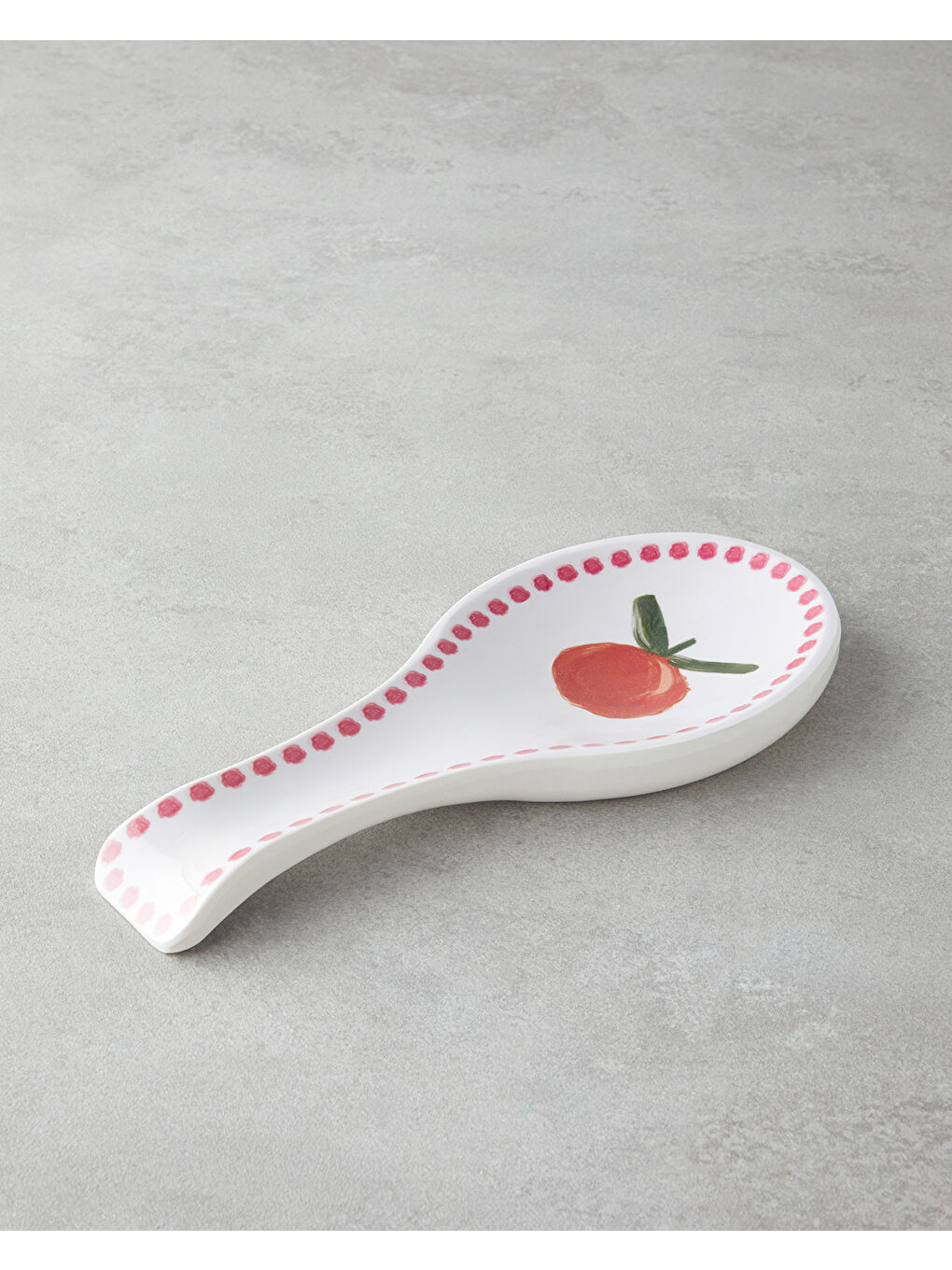 Orange Melamin Kaşıklık 24 cm Beyaz - Turuncu-1