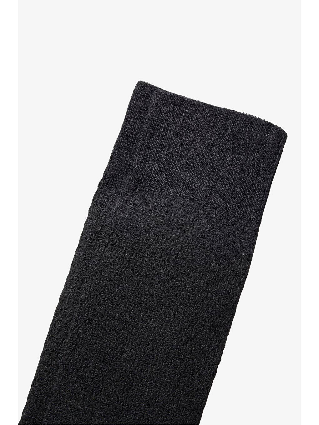Erkek Siyah Desenli Tekli Çorap-2