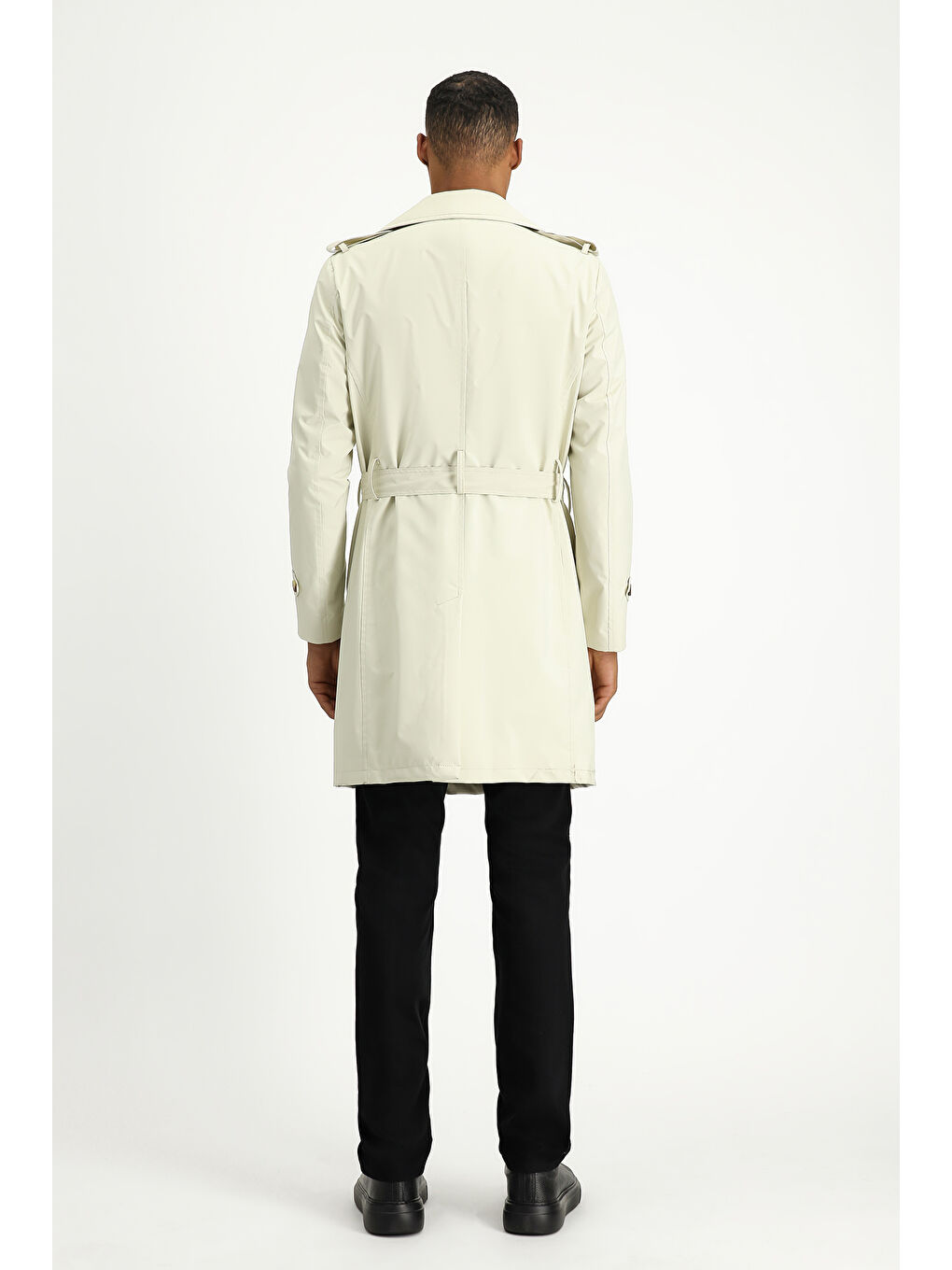 Bej Kruvaze Pardösü & Trençkot-6