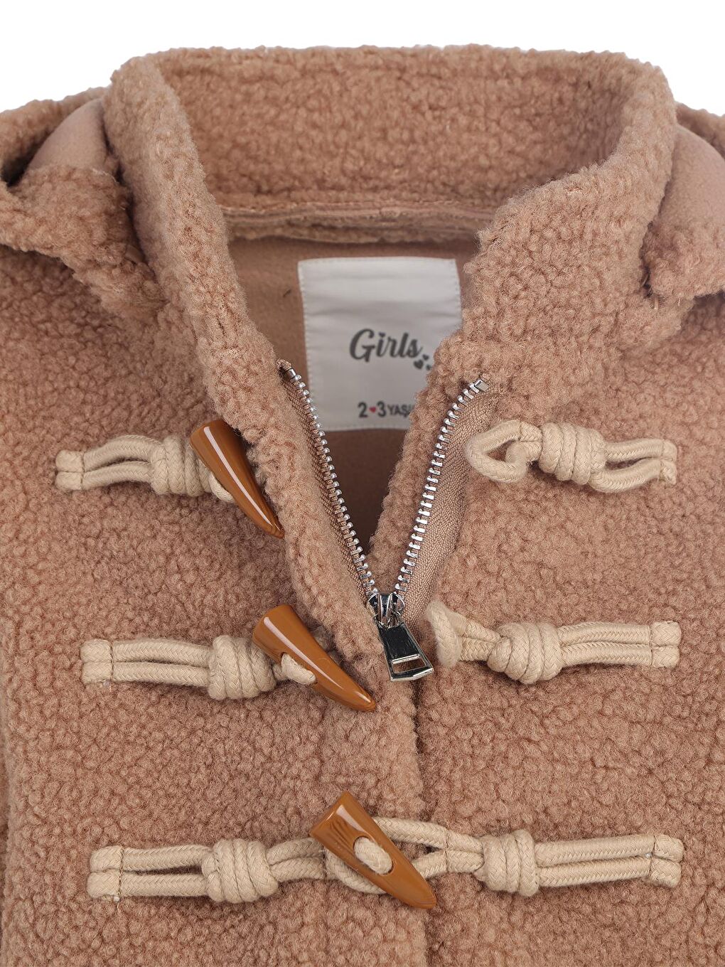 Kahverengi Girls 2-5 Yaş Ceket - Kahve 4-5 Yaş-4