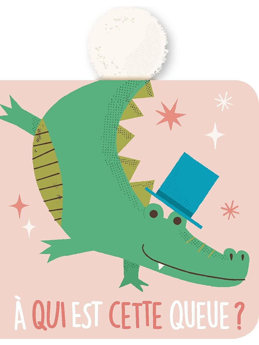 A qui est cette queue? Le crocodile