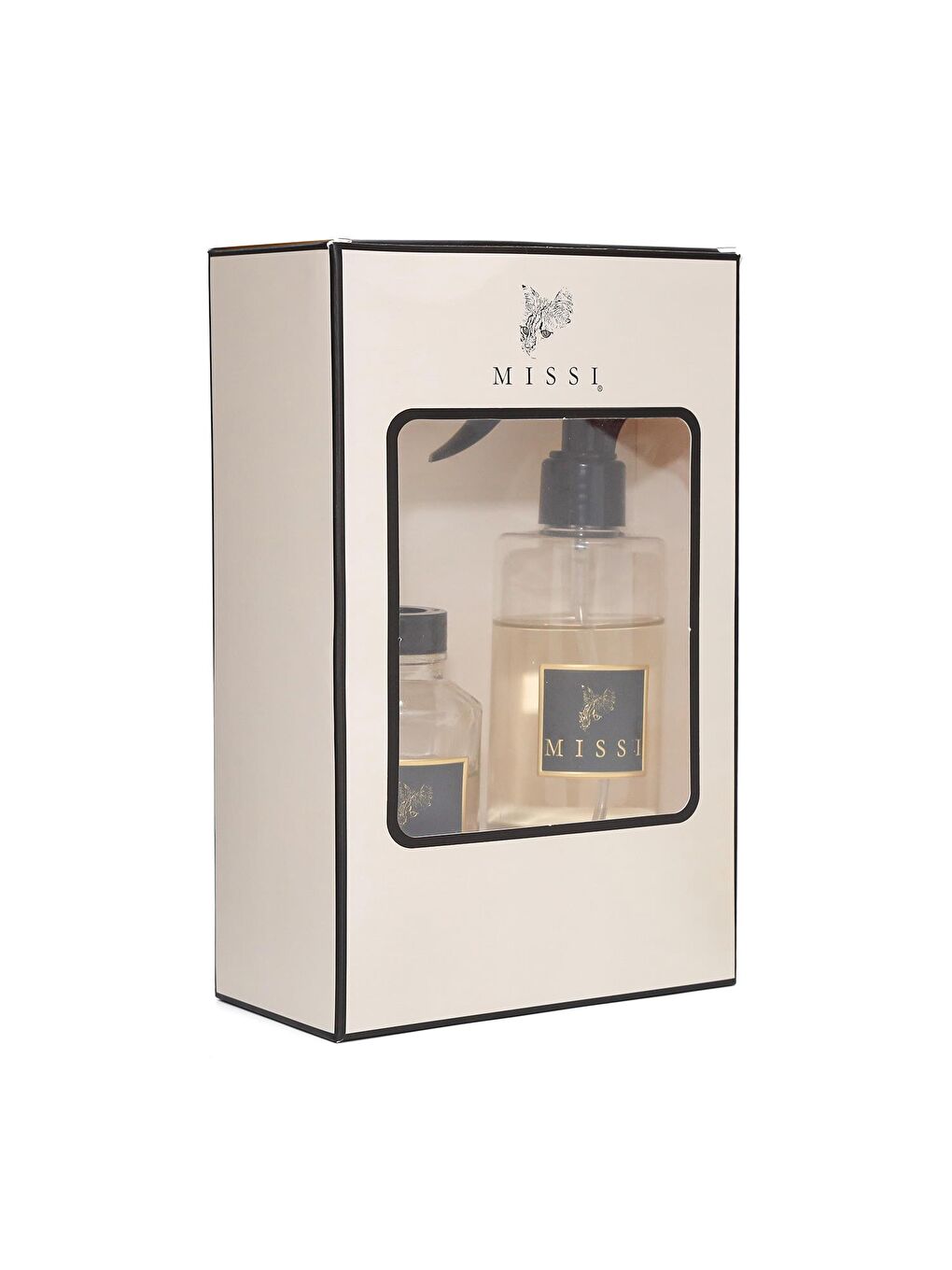 Ekru Vanilya Sandal Oda kokusu ve Oda Spreyi Hediye Seti-2