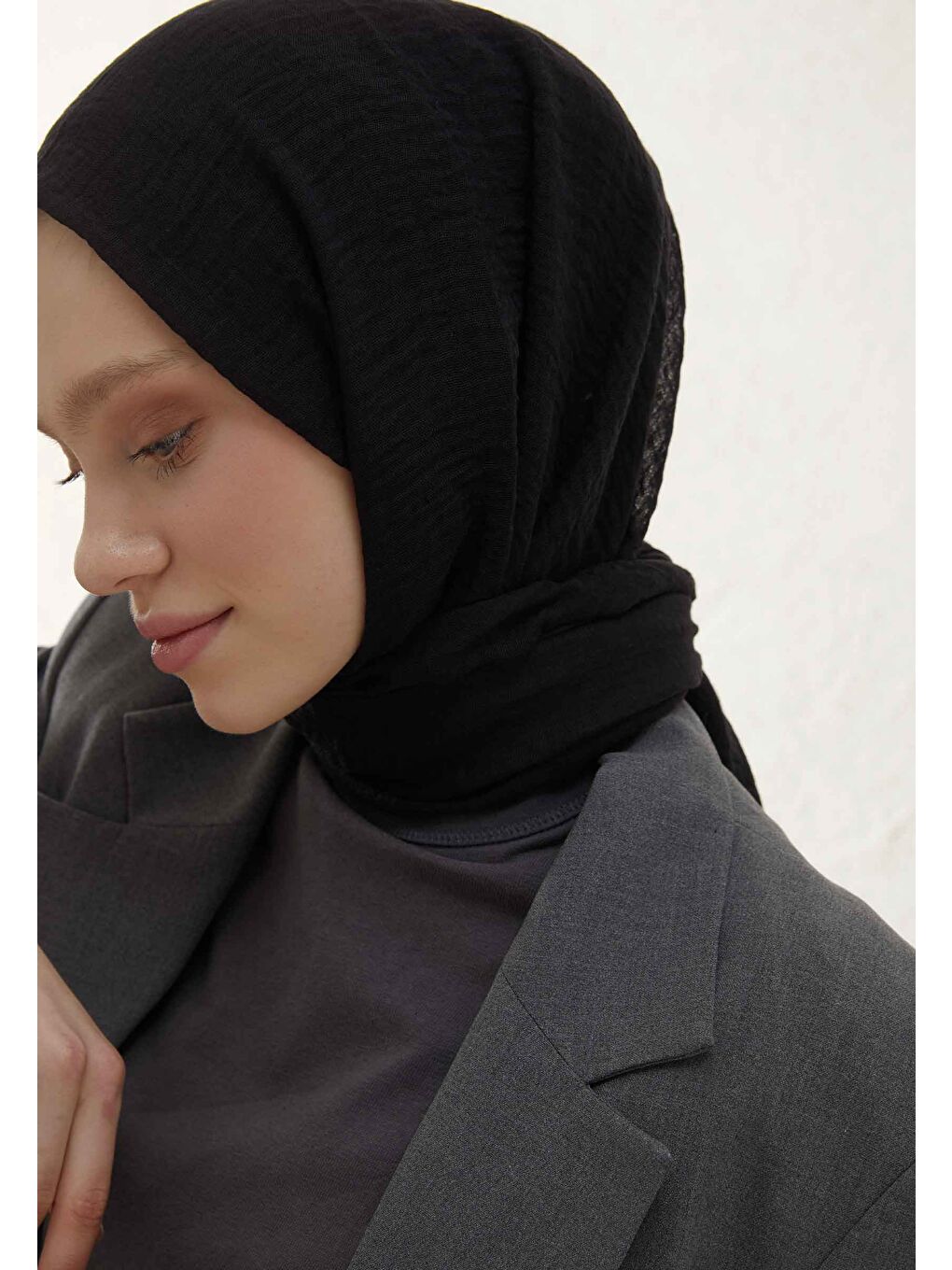 Bürümcük Şal Siyah-1