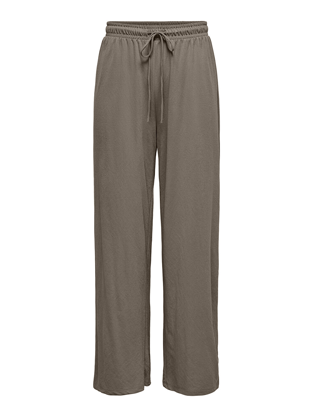 Bej Onljany Regular Fit Yüksek Bel Geniş Paça Pantolon 15294429-2