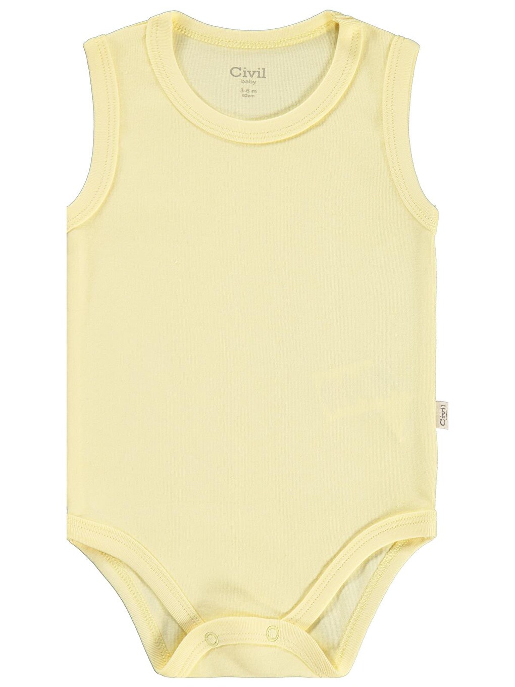 Baby 3'lü Düz Sıfır Kol 0-36 Ay Çıtçıtlı Badi - Pembe-3