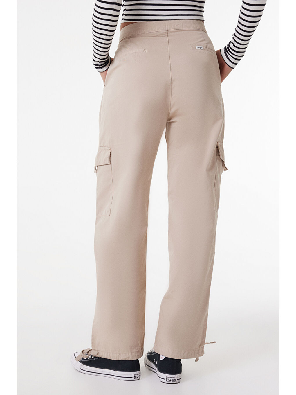 Regular Fit Normal Kesim %100 Pamuk Bej Jogger Pantolon-4