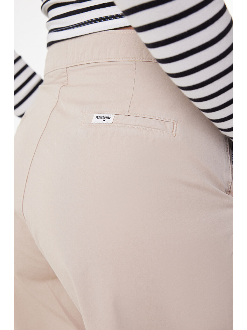 Regular Fit Normal Kesim %100 Pamuk Bej Jogger Pantolon-5